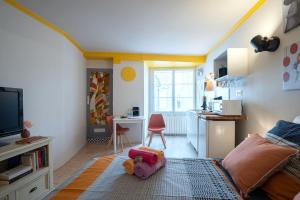 Appartements SUPERLOGIS BLOIS-HYPERCENTRE LE PITAYA-STUDIO☆☆☆ : photos des chambres