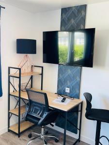 Appartements Studio 5 charmant tout equipe a la gare de Lorient : photos des chambres