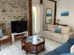 Appt spacieux, charme de la pierre Catalane