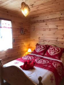 Maisons de vacances Chez LAVALOU Gite 4* chaleureux en bois : photos des chambres