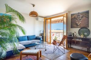 Maisons de vacances Large 2 bedroom close to the beach with AC and terrace - Dodo et Tartine : photos des chambres