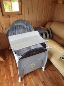 Unique wooden holiday house in nature