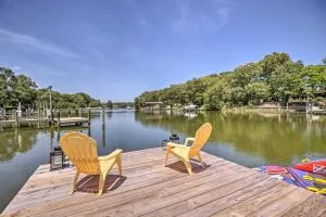 Waterfront Reedville Home with Private Dock! - Ewell