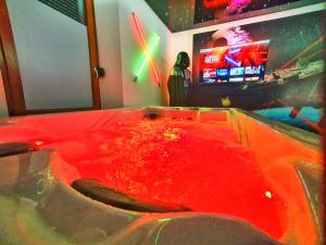 GALAXY SPA-4 Pers-Jacuzzi-Insolite-Parking-Jardin-Clim-Colmar