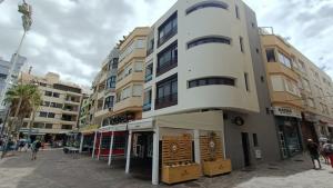 Views of El Medano beach, two