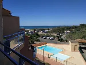 Appartement, vue sur mer, accés direct plage, piscine - فيا