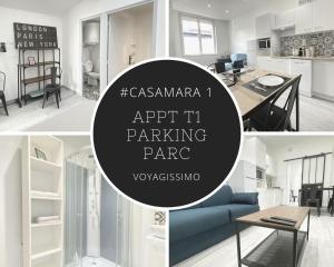 Appartements Casamara 1 T1 avec 2 couchages 10 min CHU : photos des chambres