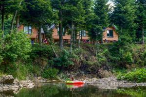 Novosiele Residence - nad górską rzeką - Leśne Spa sauna jacuzzi - Bieszczady