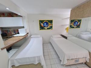 Lindo Estúdio vista mar com cama king