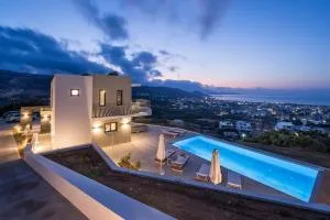 Villa Thea, stunning view, pool, BBQ, Brand new. - Kounoupítsa