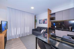 Aion 202 - Loft c cozinha - 50 metros da Praia