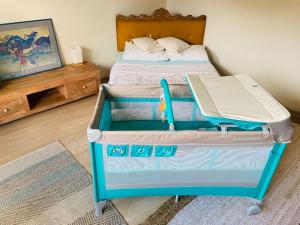 Three bedroom with two terraces for 7people+baby