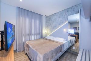 Aion 203 - Apto mono ambiente - 50 metros do mar!