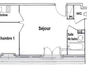 T2 avec parking proche thermes - FR-1-313-135