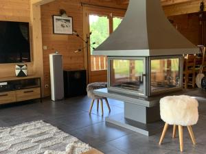 Maisons de vacances Beautiful 5-bed chalet in Les Carroz d'Araches : photos des chambres