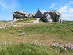 Maisons de vacances Stone House in Plouescat near Sandy Beaches : photos des chambres