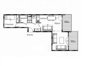 Appartement lumineux près des pistes avec balcon - FR-1-344-929