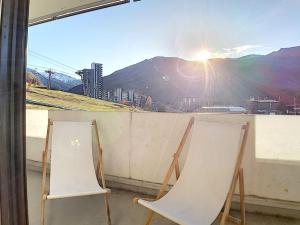 Appartement ski aux pieds, 2 pièces, 6 pers, balcon SudOuest - FR-1-344-939