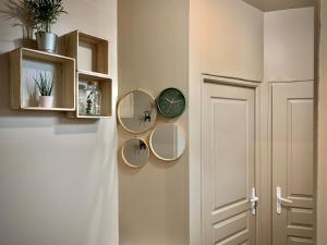 Agréable maison avec parking gratuit sur place.