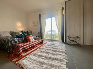 Guest-house de l’amandier - Vue cité médiévale - Couffoulens