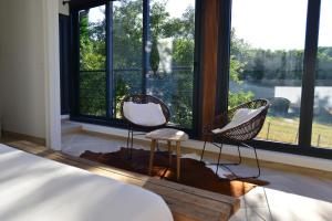 B&B / Chambres d'hotes Chambre d'hotes A la cle des champs Varen : Chambre Double - Vue sur Jardin