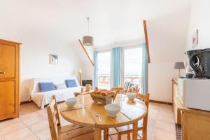 Studio avec grande terrasse et vue mer pour 3 pers