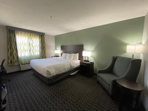 King Room with Roll-in Shower - Mobility Access/Non-Smoking room in Clarion Inn & Suites Cedar City Gateway to National Parks