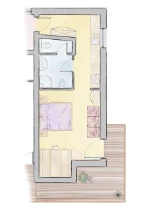 Comfort One-Bedroom Apartment room in Pension Oberhof