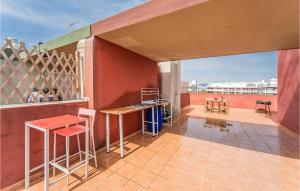 Nice apartment in El Grao de Moncfar with Indoor swimming pool WiFi and 2 Bedrooms