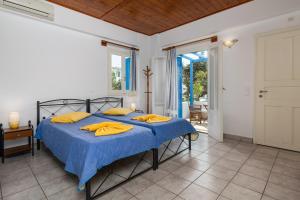 Twin Room with Pool View room in Apollon Rooms