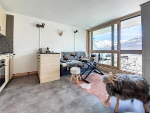 Appartement moderne 3 pièces, ski aux pieds, balcon, vue exceptionnelle - FR-1-344-1121