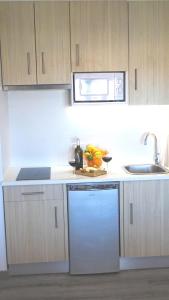 Studio with terrace and pool