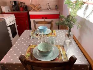 Studio sympa avec terrasse , maxi 4 pers.Briançon