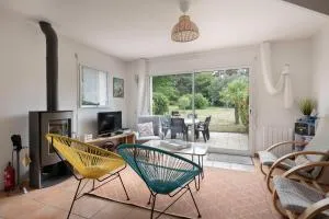 Maison pour 5 - Grand jardin - 700m de la plage - Larmor-Baden