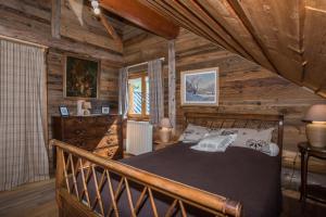 Chalets Magnifique chalet en rondins avec sauna - Vercors : photos des chambres