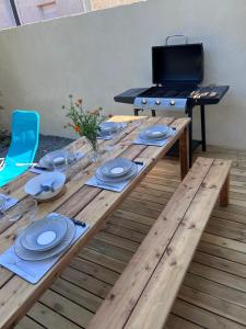 Maisons de vacances Charmante maison Climatisee avec piscine au Calme a Carcassonne : photos des chambres