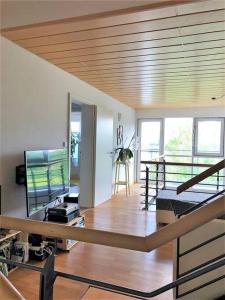 Tolle große Wohnung mit Kamin und Terrasse