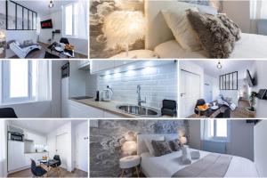 Appartements Le Cocon Agenais - Appart'Hotel SPA - Clim - Melina & Alfred : photos des chambres