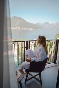 Deluxe Double Room with Balcony and Sea View room in Boutique Hotel Casa del Mare - Vizura