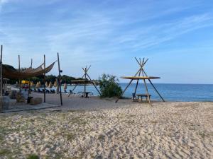 Maisons d'hotes Les Lodges de la Plage : photos des chambres