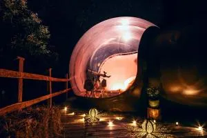Maso La Marianna Bubble Glamping in Trentino - 巴塞尔加·迪·皮纳