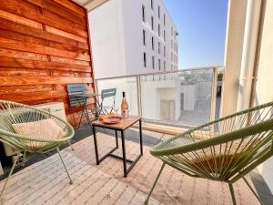 Appartements GINA - Lumineux, balcon, wifi, clim - Ajaccio : photos des chambres