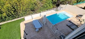 Villas Villa de 4 chambres avec piscine privee jacuzzi et jardin clos a Saint Privat des Vieux : photos des chambres