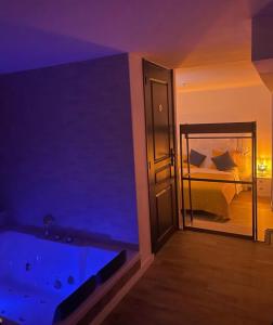 Love hotels Magnifique Loft 35m2 Jacuzzi RVB NIGHT 1 : photos des chambres