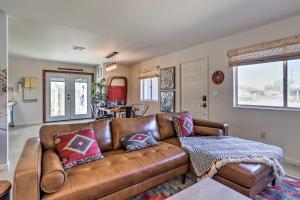 Indie-Eclectic Desert Home with Hot Tub and Patio