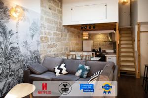 Appartements ColorZen - Confortable Lumineux Netflix - Appart Pezenas Centre : photos des chambres