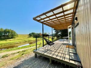 Domki na Kaszubach z banią jacuzzi - Gołubie - Sikorska Dolina III