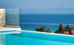 Villa Ouranos - Luxurius modern villa pool, close to the beach - 雷夫卡达镇