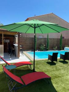 Villas Jolie Villa climatisee piscine parking Perpignan : photos des chambres
