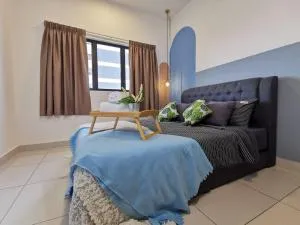 1 Traders Garden 1BR Pool View with HiSpeed Internet Netflix - Kampong Bukit Dukong